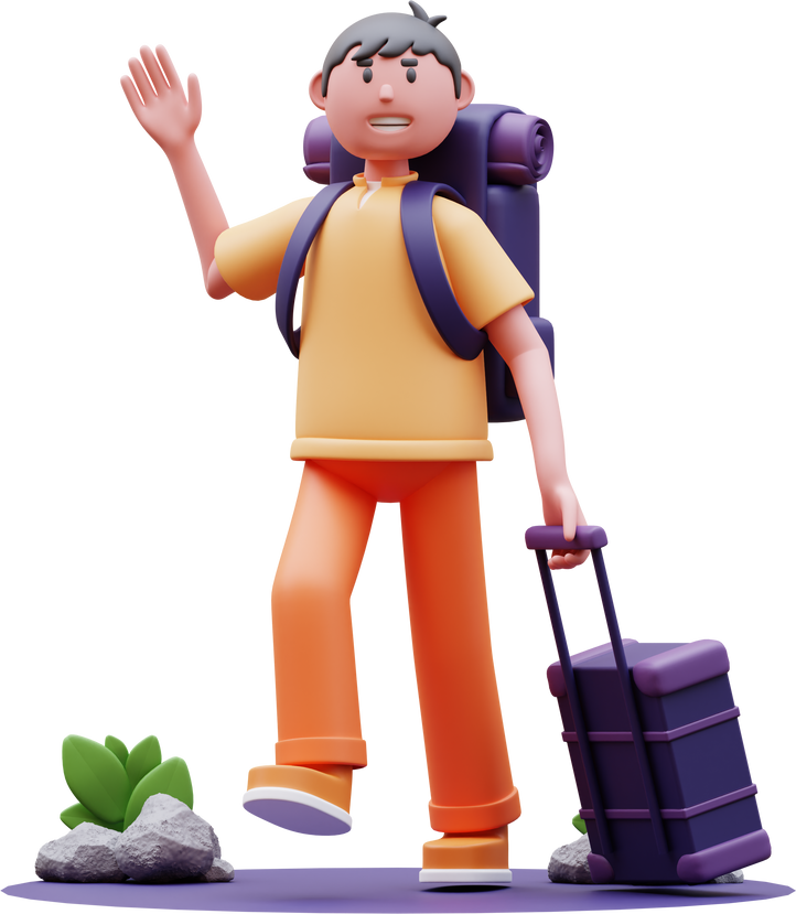 Traveller 3d Illustrations